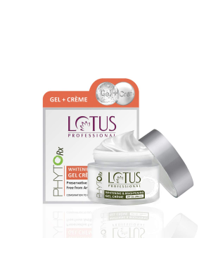 Lotus Professional Phytorx Whitening & Brightening Gel Creme – 50 Gm