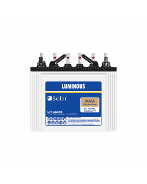 Luminous Solar Battery 20Ah LPT1220L Solar Tubular Batteries