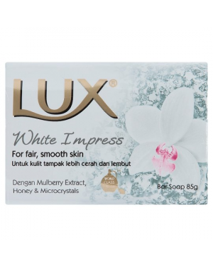 Lux White Impress Bar Soap - 100g