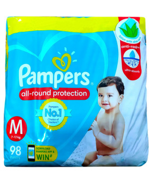 Pampers Pant 98's (Md)