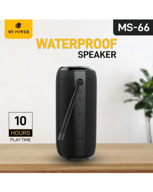 My Power High Bass Speaker MS-66, Waterproof Speaker, Portable Speaker