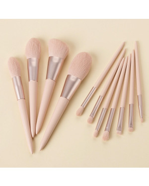 Maange 11pcs Premium Makeup Brush Set For Foundation Blush Concealer Eyeshadow Eyebrow Highlight Pink Make Up Brush Mag51056