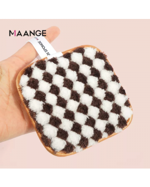 Maange 1pc Reusable Double Makeup Remover Puff Mag51263