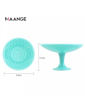 Maange 1pc Silicone Makeup Brush Cleaner Pad Sucker Cosmetic Cleaning Mat Washing Scrubber Board Universal Make Up Tool Mag5945f