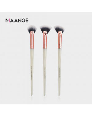 Maange 2pcs Brow Contour Brush Eyebrow Eyeliner Brush Portable Small Angled Eyebrow Liner Brush Mag51044