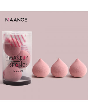 Maange 3pcs Makeup Sponge Mini Puff Set Dry And Wet Use Cosmetics Make Up Foundation Microfiber Sponge Beauty Powder Puff Mag5885