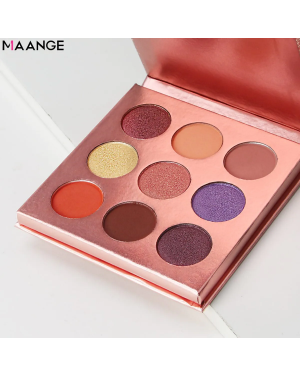 Maange Magefy 9 Colors Textured Eyeshadow Makeup Palette