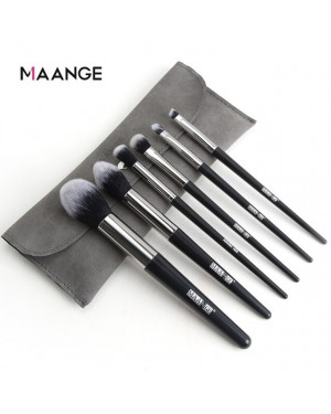 Maange 6pcs Makeup Brushes Set With Case Mag5728sb