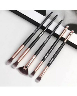 Maange 5pcs Cosmetic Makeup Brush Set Premium Synthetic Blending Concealers Eye Shadows Tools Kit