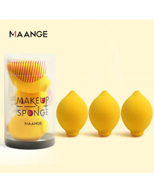 Maange 3pcs Makeup Sponge Mini Puff Set Dry And Wet Use Cosmetics Make Up Foundation Microfiber Sponge Beauty Powder Puff Mag5885