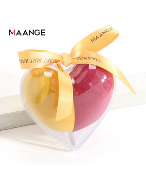 Maange 2pcs Makeup Sponge Beauty Egg Set Cosmetic Egg Sponge Puff With Heart Shaped Box