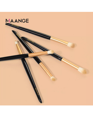 Maange Super Soft 5pcs Makeup Brush Wood Handle Set Powder Eyeshadow Concealer Lip Eye Make Up Brushes Mag 5920h