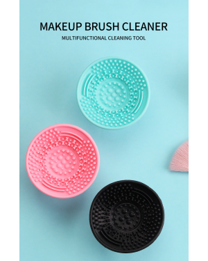 Maange 1pc Silicone Makeup Brush Cleaner Pad Sucker Cosmetic Cleaning Mat Washing Scrubber Board Universal Make Up Tool Mag 5945h