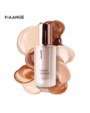 Maange Liquid Foundation Gold Gift Box With Beauty Blender