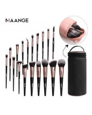MAANGE 18Pcs Professional Makeup Brushes Set With Case Mag 5810H