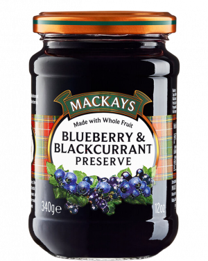 Mackays Preserve 340g BlueBerry Black Current