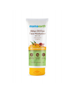 MamaEarth Ubtan Oil-Free Face Moisturizer with Turmeric & Saffron for Skin Brightening 80ml