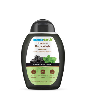 Mamaearth Charcoal Body Wash With Charcoal & Mint for Deep Cleansing, Shower Gel For Men – 300 ml