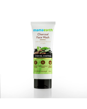 Mamaearth Charcoal Face Wash with Activated Charcoal & Coffee for Oil Control 100ml