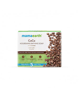 Mamaearth Coco Nourishing Bathing Soap with Coffee & Cocoa – 75g