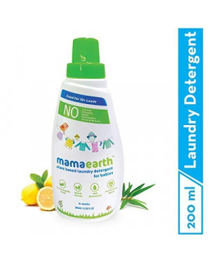 Mamaearth's Plant Based Baby Laundry Liquid Detergent, with Bio-Enzymes and Neem Extracts, 200ml