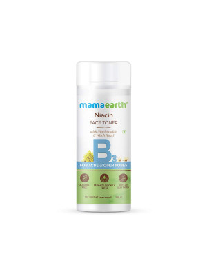 Mamaearth Niacin Toner For Face, with Niacinamide & Witch Hazel for Acne and Open Pores - 200 ml