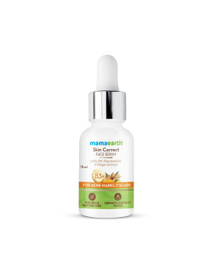 Mamaearth-Skin Correct Face Serum with Niacinamide and Ginger Extract for Acne Marks & Scars 30 ml