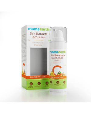 Mamaearth-Skin Illuminate Face Serum for Radiant Skin with Vitamin C & Turmeric - 30 gm