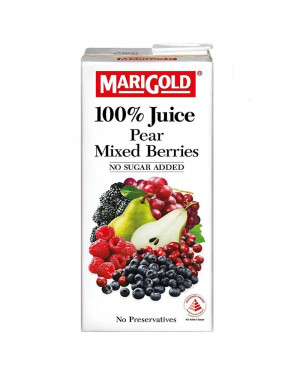 Marigold 100% Pear Mix Berries 1Ltr