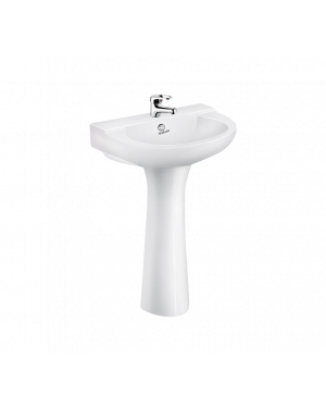 Hindware Mario 10087 Pedestal Wash Basin 55 × 40 × 82 cm