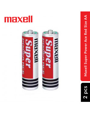 Maxell Super Power Ace Red Battery Size AA, 2 pcs