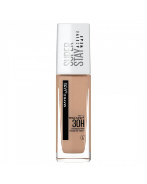 Maybelline Superstay Active Wear Full Coverage 30 Hour Long-Lasting Foundation 07 Classic Nude