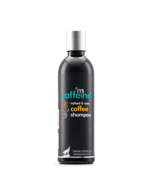mCaffeine Hair Fall Control Coffee Shampoo (250ml) | With Protein and Argan Oil | Deap Cleanses and Nourishes Hair Shafts | Sulphate and Silicone Free