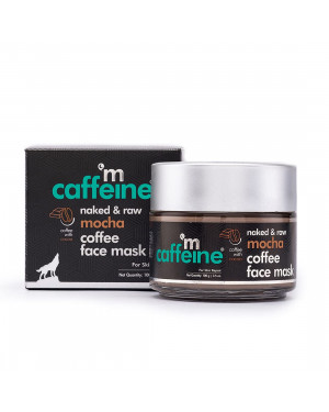 mCaffeine Skin Repair Mocha Coffee Face Pack For Glowing Skin | Clay Mask For Face - Fights Damage, Tones Skin & Controls Sebum | Paraben & Mineral Oil Free Mask for All Skin Types