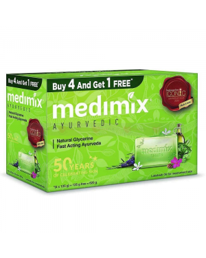 Medimix Glycerine Soap 125gm 4+1 (5pcs)