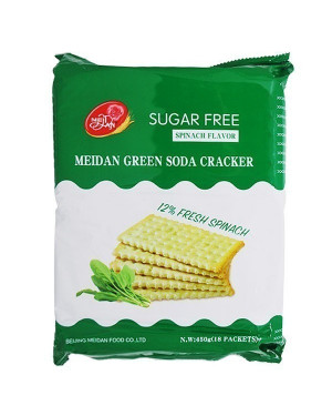 Meidan Soda Cracker Sf Green Spinish 450g