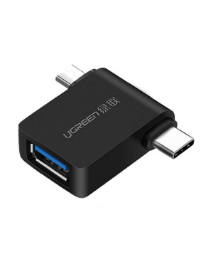 UGREEN Micro USB+ USB-C to USB 3.0 OTG Adapter