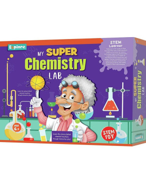 Explore My Super Chemistry Lab STEM Educational Learner DIY Activity Toy Kit