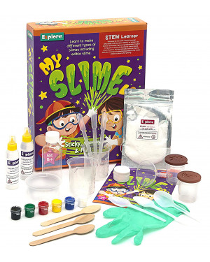 Explore My Slime Lab STEM Educational Learner DIY Activity Toy Kit
