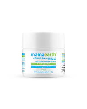 Mamaearth Milky Soft Diaper Rash Cream for Babies 50g