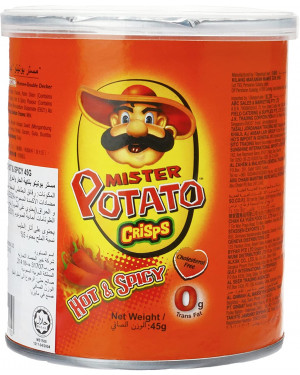 Mister Potato Hot & Spicy Crisps 45gm