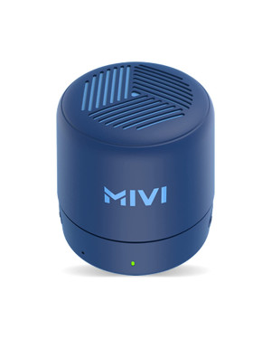 Mivi Play Bluetooth Speaker with 12 Hours Playtime. Wireless Speaker Made in India with Exceptional Sound Quality, Portable and Built in Mic-Blue