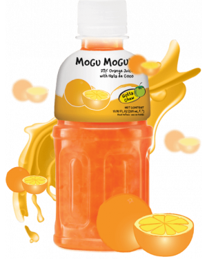 Mogu Mogu Orange Flavored Drink 320 ml
