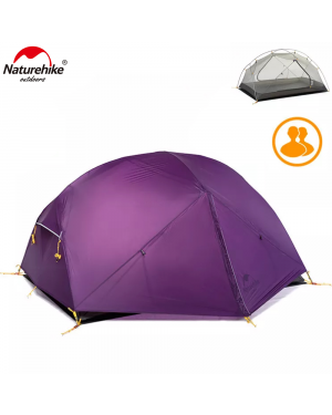 Naturehike Mongar 2 Camping Tent Double Layer Waterproof 3 Season Tent For 2 Person Nh17t007-m