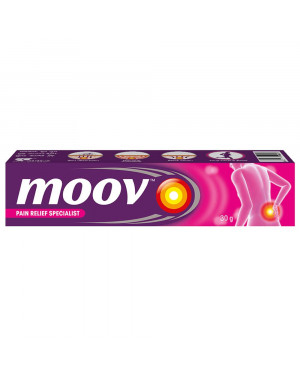 Moov Fast Pain Relief Cream - 30g | Suitable for Back Pain, Muscle Pain, Joint Pain, Knee Pain | 100% Ayurvedic Formula | Suitable for Sports & Gym related injuries