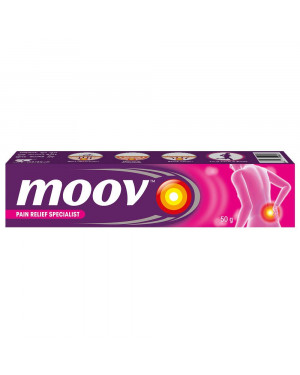 Moov Pain Relief Specialist Cream - For Back Pain, Joint Pain, Muscular Pain - 50 Gm (Pack Of 2)