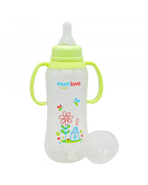 Mumlove 300ml Feeding Bottle With Handle Pp Silicone Baby Milk Bottle B806-B