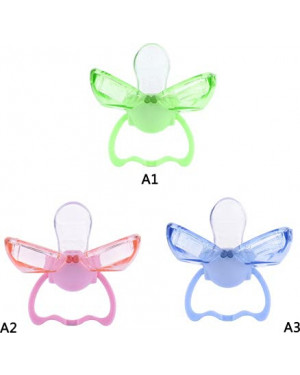 Mumlove Anti-dust Silicone Pacifier 0M+ Blue, Green, Pink 1 Pack