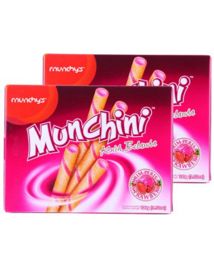 Munchys Munchini Strawberry 100gm