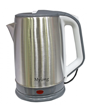 Mylong 2.5Litres 2000Watts Electric Heat Kettle Silver,Grey. My-2511